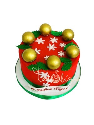 Торт на новый год - кондитерская Тортольяно